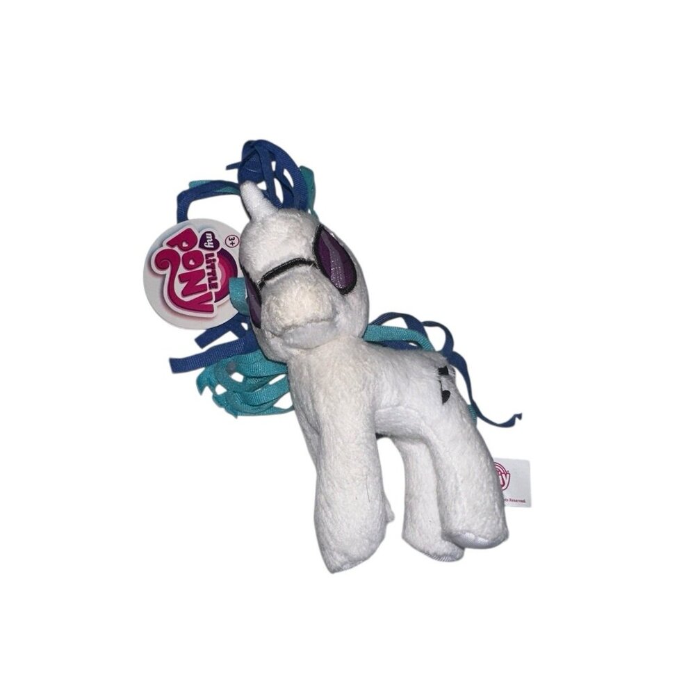 NWT Funrise My Little Pony DJ Pon3 5” Plush 2013 White Blue
